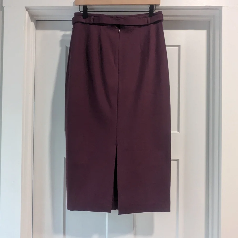 Ann Taylor Rich Purple Pencil Skirt - Picture 4 of 4